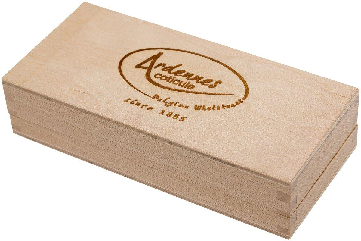 Ardennes Coticule caja de almacenamiento de madera para piedra de afilar 150x60mm Ardennes Coticule Caja De Almacenamiento De Madera Para Piedra De Afilar 150x60mm -Mejor Cuchillos Tienda ARCBBW908 01 ardennes coticule arcbbw908 01