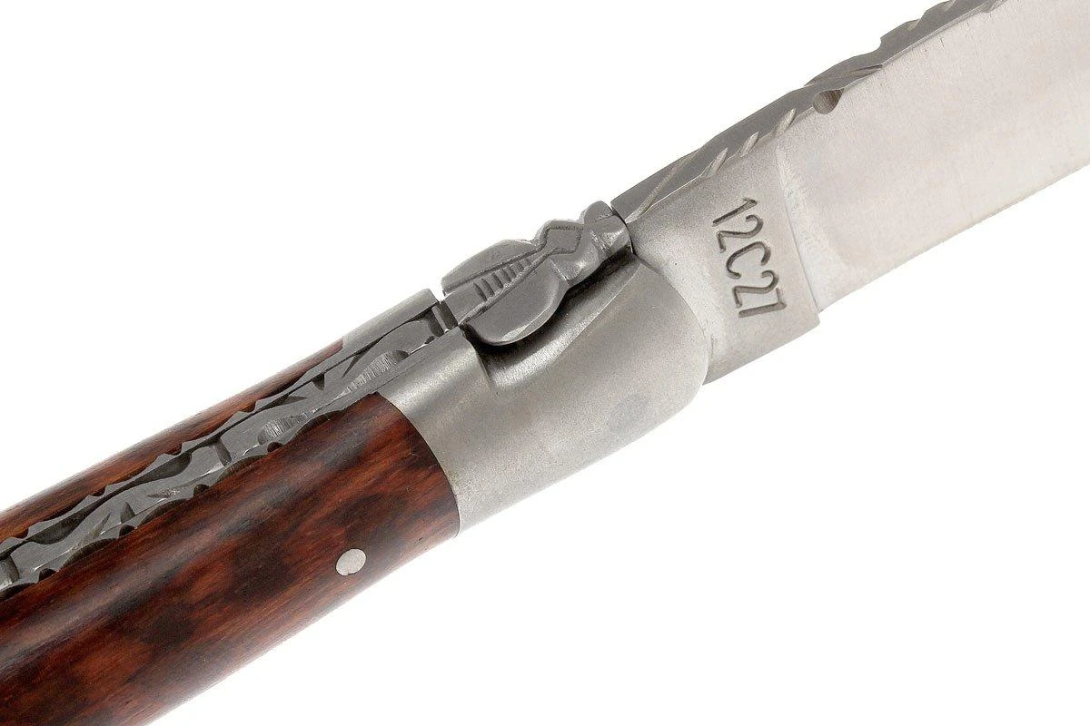 Laguiole en Aubrac HP 12cm snakewood limado a mano L0212AMH-FSI1 Laguiole En Aubrac HP 12cm Snakewood Limado A Mano L0212AMH-FSI1 -Mejor Cuchillos Tienda AUL0212AMH FSI1 04 laguiole en aubrac aul0212amh fsi1 04