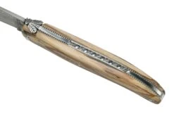 Laguiole En Aubrac Le Perlé 12 Cm L0512WA6J3DB Balbach Damast Full Handle Madera De Haya -Mejor Cuchillos Tienda AUL0512WA6J3DB 07 laguioleaubrac