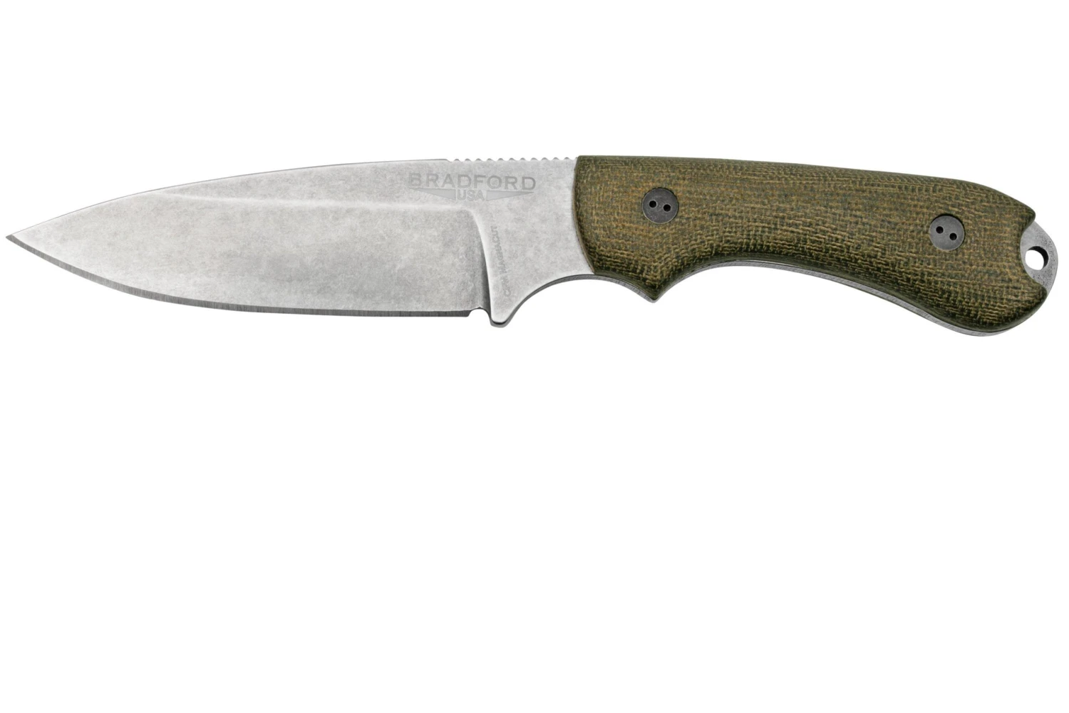 Bradford Knives Guardian 3, 32S-102-MC MagnaCut Sabre Stonewashed, 3D OD Green Micarta, cuchillo fijo Bradford Knives Guardian 3, 32S-102-MC MagnaCut Sabre Stonewashed, 3D OD Green Micarta, Cuchillo Fijo -Mejor Cuchillos Tienda BDK 32S 102 MC 01 brandford scaled