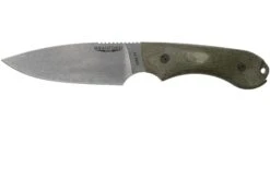 Bradford Guardian 4, 3D OD Green Micarta Guardian 4 CPM 3V, Full Flat Stonewashed 4FH-102-3V
