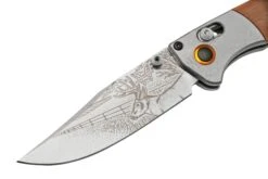 Benchmade Mini Crooked River Whitetail Limited Edition Artist Series 15085-2202, Navaja De Caza, Casey Underwood Diseño -Mejor Cuchillos Tienda BE15085 2202 04 benchmade