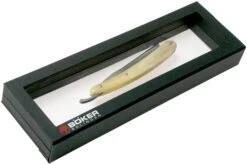 Böker Manufaktur Damascus Horn Navaja De Afeitar 140623DAM -Mejor Cuchillos Tienda BO140623DAM 07 boker