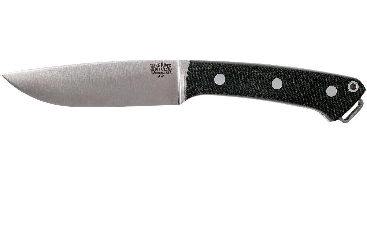 Bark River Fox River A2, Black Canvas Micarta cuchillo de caza Bark River Fox River A2, Black Canvas Micarta Cuchillo De Caza -Mejor Cuchillos Tienda BRK01 113BRKC 01 bark river brk01 113brkc 01