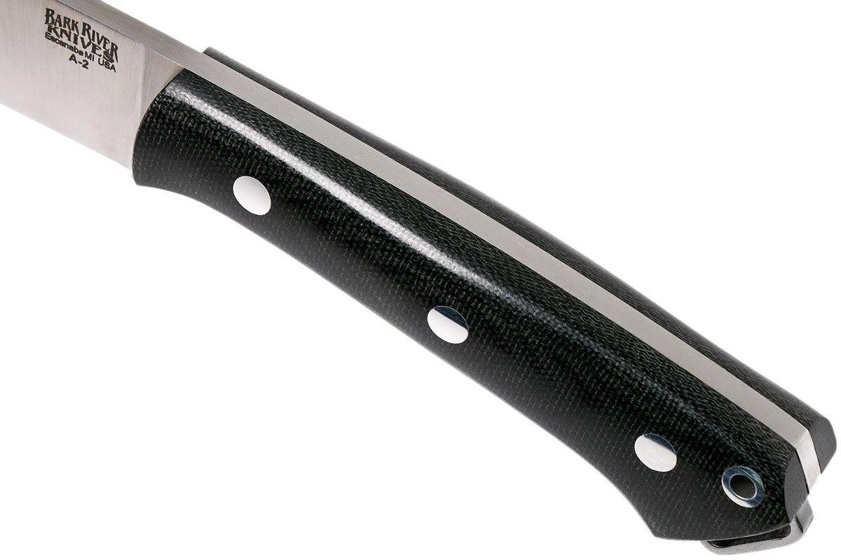Bark River Fox River A2, Black Canvas Micarta cuchillo de caza Bark River Fox River A2, Black Canvas Micarta Cuchillo De Caza -Mejor Cuchillos Tienda BRK01 113BRKC 05 bark river brk01 113brkc 05