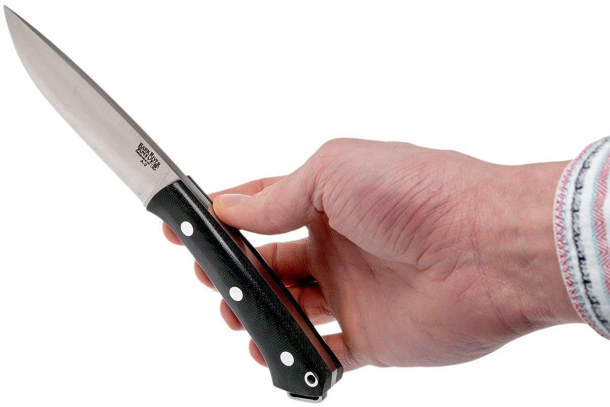 Bark River Fox River A2, Black Canvas Micarta cuchillo de caza Bark River Fox River A2, Black Canvas Micarta Cuchillo De Caza -Mejor Cuchillos Tienda BRK01 113BRKC 06 bark river brk01 113brkc 06