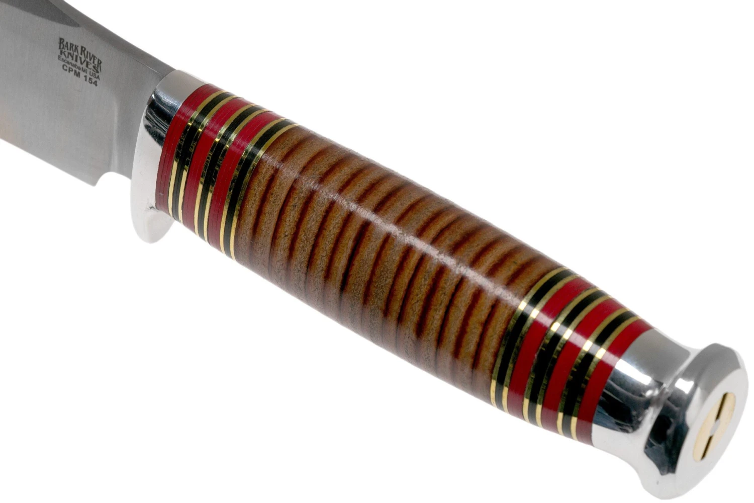 Bark River Trailmate 2 CPM154 Stacked Leather cuchillo de caza Bark River Trailmate 2 CPM154 Stacked Leather Cuchillo De Caza -Mejor Cuchillos Tienda BRK01 253SDL 05 bark river knives scaled