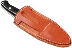 Bark River North Country EDC CPM 154, Black Canvas Micarta, Red Liners -Mejor Cuchillos Tienda BRK02 054BRKC RL 08 bark river brk02 054brkc rl 08