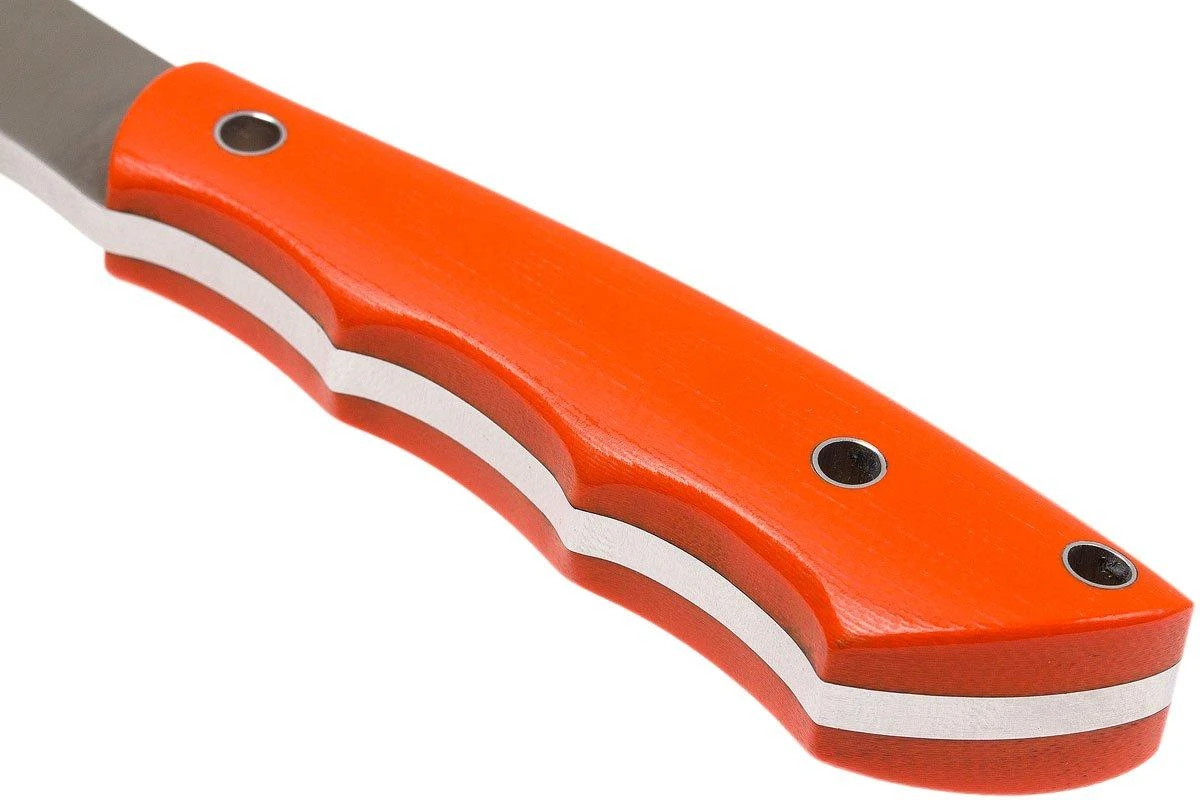 Bark River Mini Canadian A2, Blaze Orange G10, Hollow pins, funda negra Bark River Mini Canadian A2, Blaze Orange G10, Hollow Pins, Funda Negra -Mejor Cuchillos Tienda BRK03 133O10 HP 04 bark river brk03 133o10 hp 04