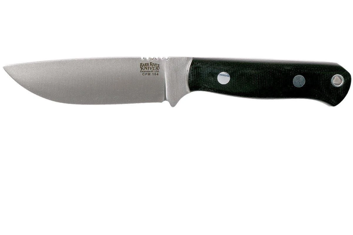 Bark River Bravo Necker II CPM 154CM, Black Canvas micarta, funda marrón Bark River Bravo Necker II CPM 154CM, Black Canvas Micarta, Funda Marrón -Mejor Cuchillos Tienda BRK07 002BRKC 01 bark river brk07 002brkc 01