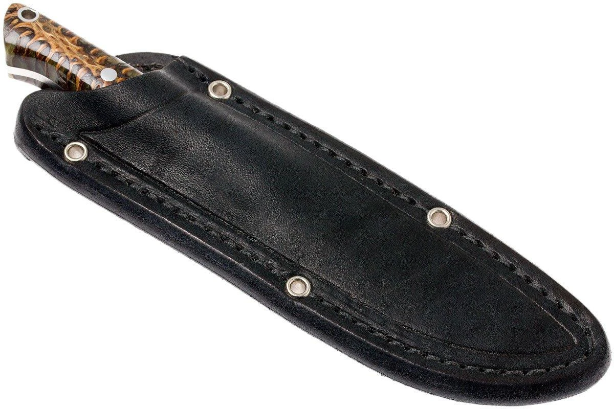 Bark River Bravo EDC A2 rampless, Green Pinecone, Black sheath Bark River Bravo EDC A2 Rampless, Green Pinecone, Black Sheath -Mejor Cuchillos Tienda BRK07 007GPC3 07 bark river brk07 007gpc3 07