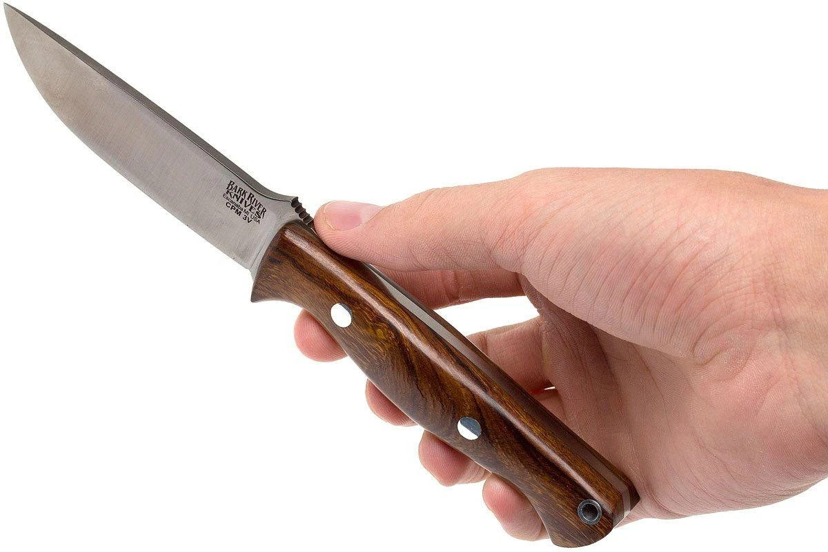 Bark River Gunny CPM 3V, Desert Ironwood, funda marrón Bark River Gunny CPM 3V, Desert Ironwood, Funda Marrón -Mejor Cuchillos Tienda BRK07 025DIW 06 bark river brk07 025diw 06