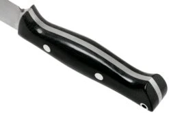 Bark River Gunny Hunter CPM S45VN, Black Canvas Micarta Cuchillo De Caza -Mejor Cuchillos Tienda BRK07 084BCM 04 bark river knives