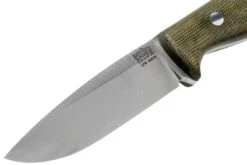 Bark River Gunny Hunter CPM S45VN, Green Canvas Micarta Cuchillo De Caza -Mejor Cuchillos Tienda BRK07 084GCM 03 bark river knives