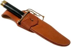 Bark River V-44 Bowie A2 Black Canvas Micarta, Brass Double Quillion, Cuchillo Bowie -Mejor Cuchillos Tienda BRK08 231BKC BDQ 06 bark river knives