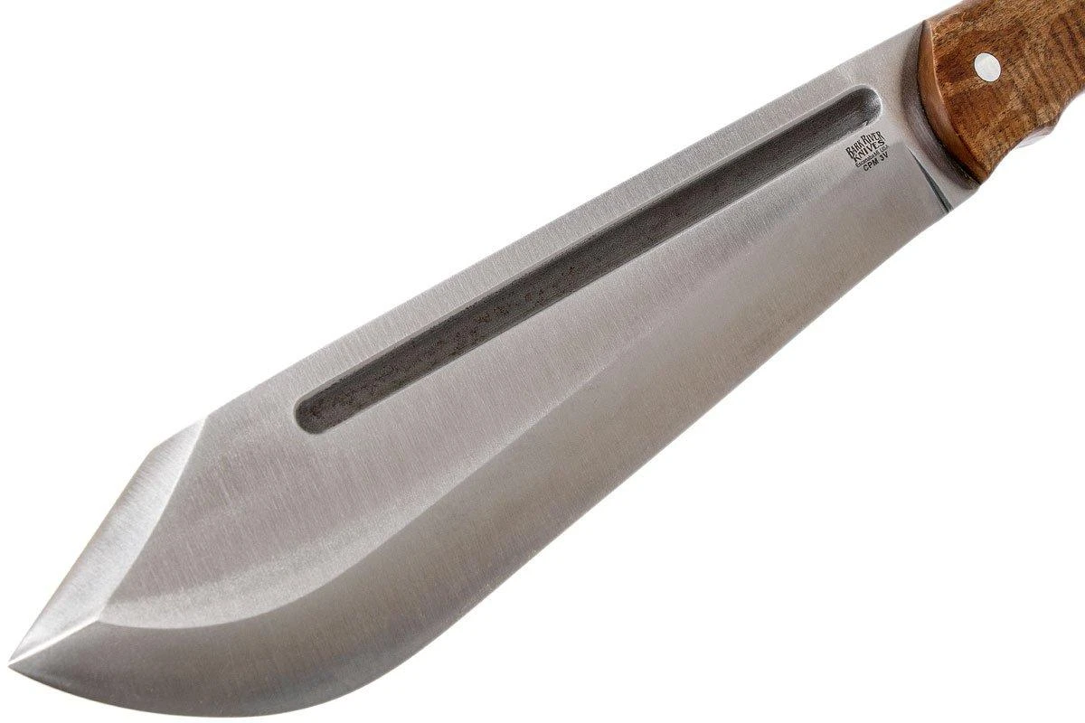 Bark River JX5 Vengeful 1 CPM 3V Dark Curly Maple machete Bark River JX5 Vengeful 1 CPM 3V Dark Curly Maple Machete -Mejor Cuchillos Tienda BRK10 123DCM 03 bark river brk10 123dcm 03