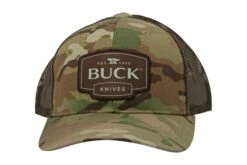 Buck Multi Camo Trucker Cap 89146, Gorra