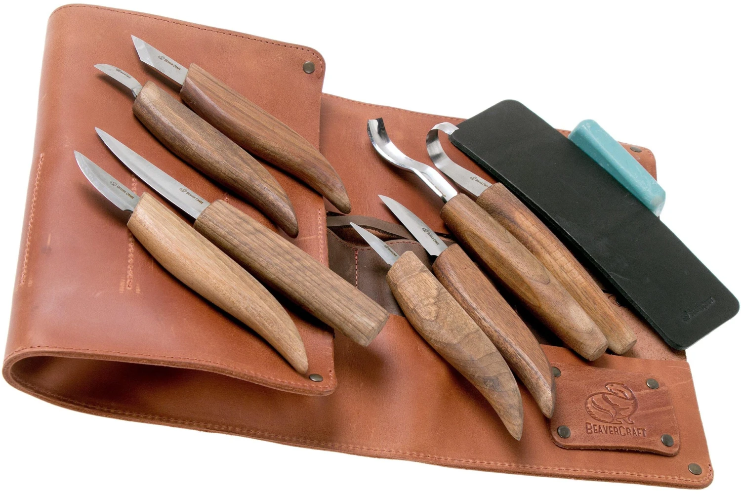 BeaverCraft Extended Wood Carving Set S18x Limited Edition, set de tallado de madera BeaverCraft Extended Wood Carving Set S18x Limited Edition, Set De Tallado De Madera -Mejor Cuchillos Tienda BVS18X 01 beavercraft scaled
