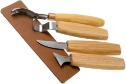 BeaverCraft Spoon Carving Set De 4 S19 Libro, Juego De Tallado De Madera Con Libro De Almacenamiento De Madera -Mejor Cuchillos Tienda BVS19BOOK 03 beavercraft