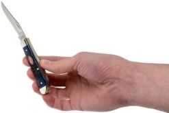 Case Mini Trapper Navy Blue Bone, Rogers Jig, 7321 6207 SS Navaja 4 Case Mini Trapper Navy Blue Bone, Rogers Jig, 7321 6207 SS Navaja -Mejor Cuchillos Tienda CE07321 05 case