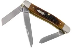 Case Medium Stockman Antique Bone, Rogers Corn Cob Jig, 52834, 6318 SS Navaja