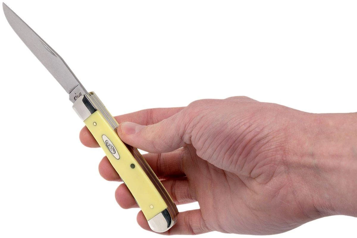 Case Trapper Yellow Synthetic, 80161, 6254 SS navaja Case Trapper Yellow Synthetic, 80161, 6254 SS Navaja -Mejor Cuchillos Tienda CE80161 09 case ce80161 09