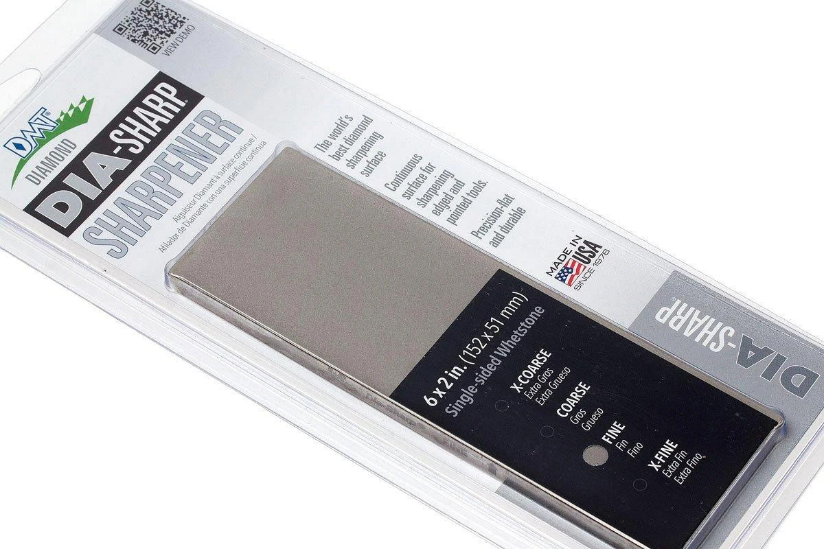 DMT DiaSharp Bench Stone 6x2 D6F una sola cara, fina DMT DiaSharp Bench Stone 6x2 D6F Una Sola Cara, Fina -Mejor Cuchillos Tienda DMTD6F 02 dmt diasharp bench stone dmtd6f 02