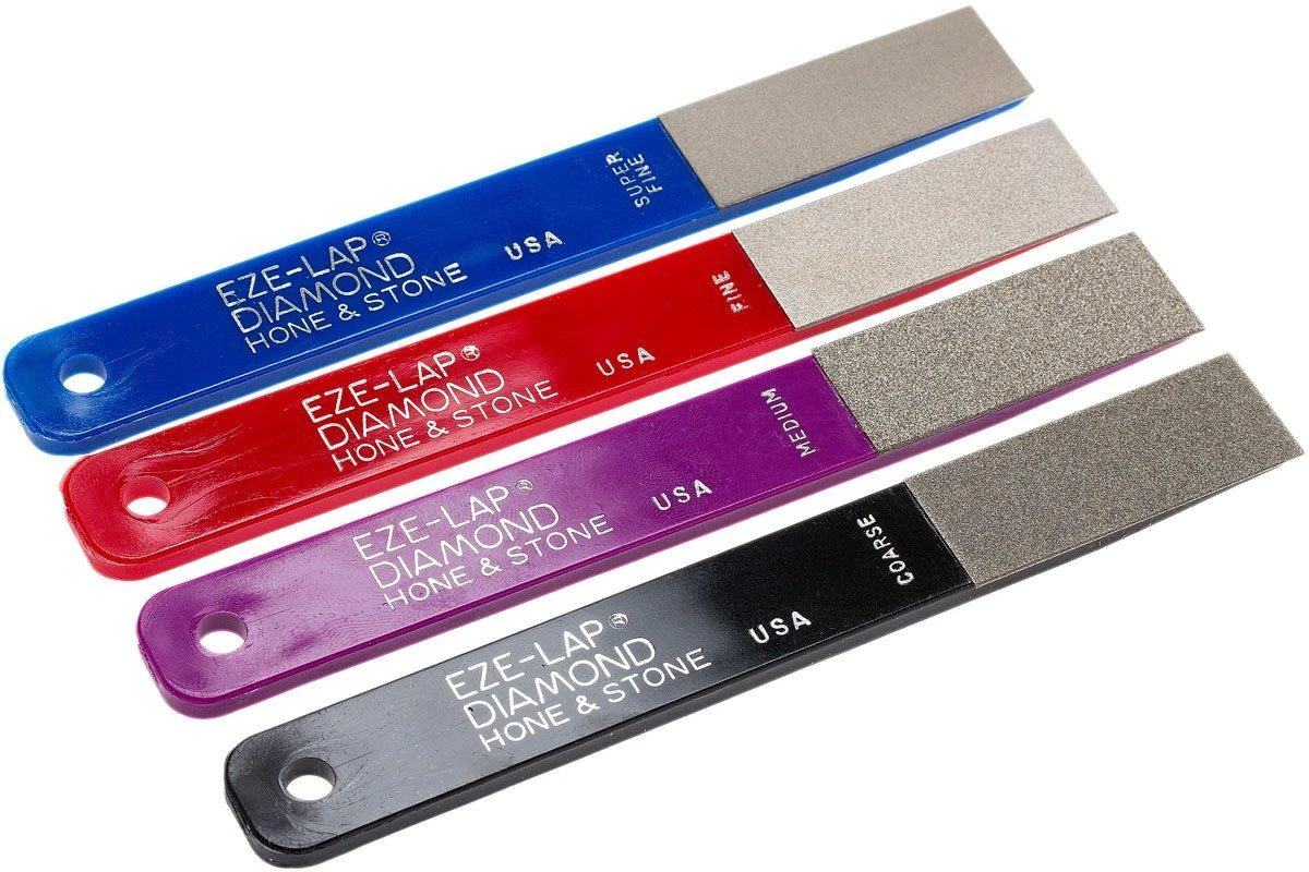 EZE-LAP Diamond Hone & Stone lima de diamante, juego de 4 LPAK4 EZE-LAP Diamond Hone & Stone Lima De Diamante, Juego De 4 LPAK4 -Mejor Cuchillos Tienda EDLPAK4 01 eze lap edlpak4 01