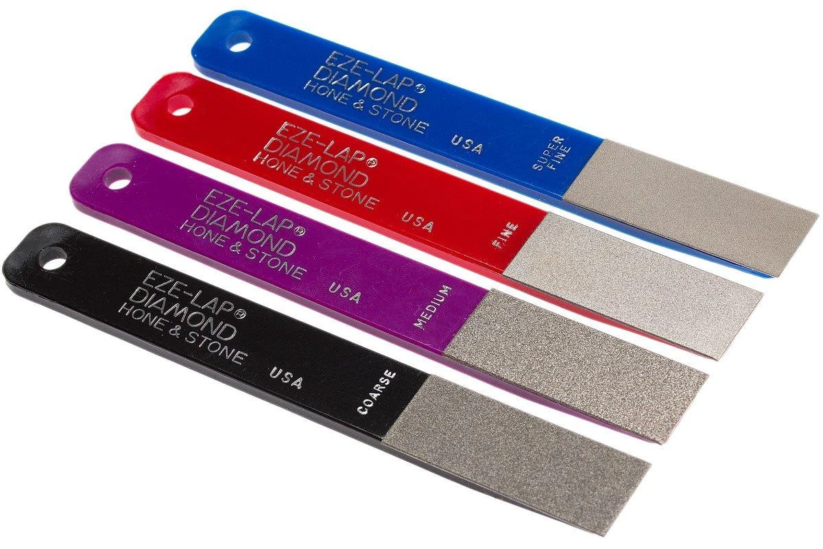 EZE-LAP Diamond Hone & Stone lima de diamante, juego de 4 LPAK4 EZE-LAP Diamond Hone & Stone Lima De Diamante, Juego De 4 LPAK4 -Mejor Cuchillos Tienda EDLPAK4 02 eze lap edlpak4 02