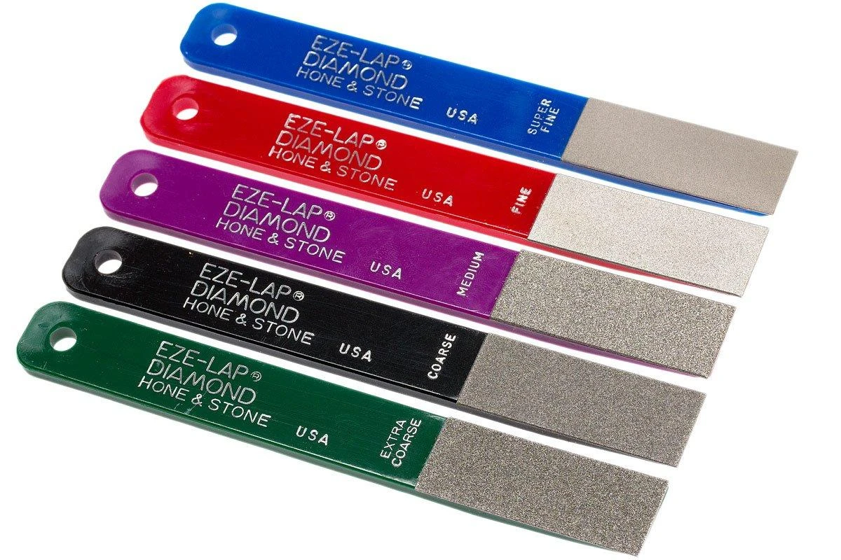 EZE-LAP Diamond Hone & Stone lima de diamante, juego de 5 LPAK5 EZE-LAP Diamond Hone & Stone Lima De Diamante, Juego De 5 LPAK5 -Mejor Cuchillos Tienda EDLPAK5 02 eze lap edlpak5 02