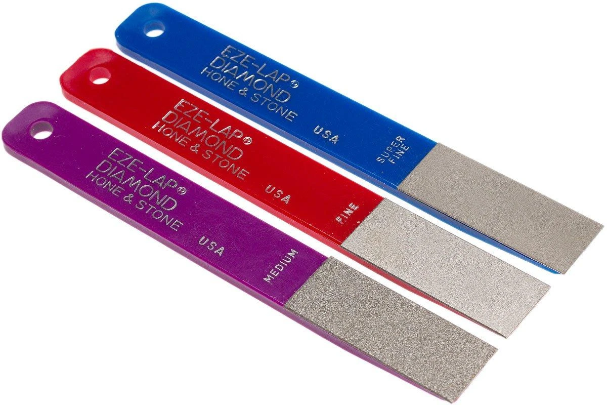 EZE-LAP Diamond Hone & Stone lima de diamante, juego de 3, LPAK EZE-LAP Diamond Hone & Stone Lima De Diamante, Juego De 3, LPAK -Mejor Cuchillos Tienda EDLPAK 02 eze lap edlpak 02