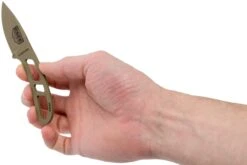 ESEE Candiru Dark Earth CAN-DE Cuchillo De Cuello Con Funda Negra + Clip De Cinturón -Mejor Cuchillos Tienda EE CAN DE 05 esee knives v201901