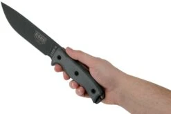 ESEE Model 6 Tactical Gunsmoke, Grey Handle 6P-TG Con Funda Negra + Clip De Cinturón -Mejor Cuchillos Tienda EE ESEE 6P TG 06 esee knives