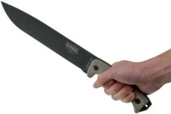 ESEE Junglas Tactical Gunsmoke Cuchillo De Supervivencia, Funda Kydex, Compatible Con MOLLE -Mejor Cuchillos Tienda EE JUNGLAS TG 06 esee knives