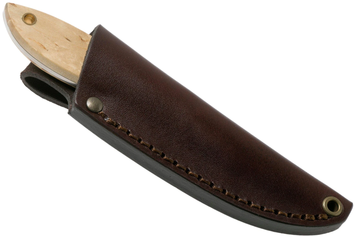 Brisa Bobtail 80 Curly Birch Handle, 12C27 scandi, funda de cuero 9949 Brisa Bobtail 80 Curly Birch Handle, 12C27 Scandi, Funda De Cuero 9949 -Mejor Cuchillos Tienda ENZ 9949 06 enzo brisa v202010 scaled