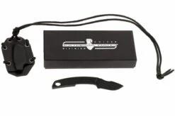 Extrema Ratio N.K.1 Cuchillo De Cuello, Negro -Mejor Cuchillos Tienda ER123NK1BL 08 extrema ratio neck knife er123nk1bl d8