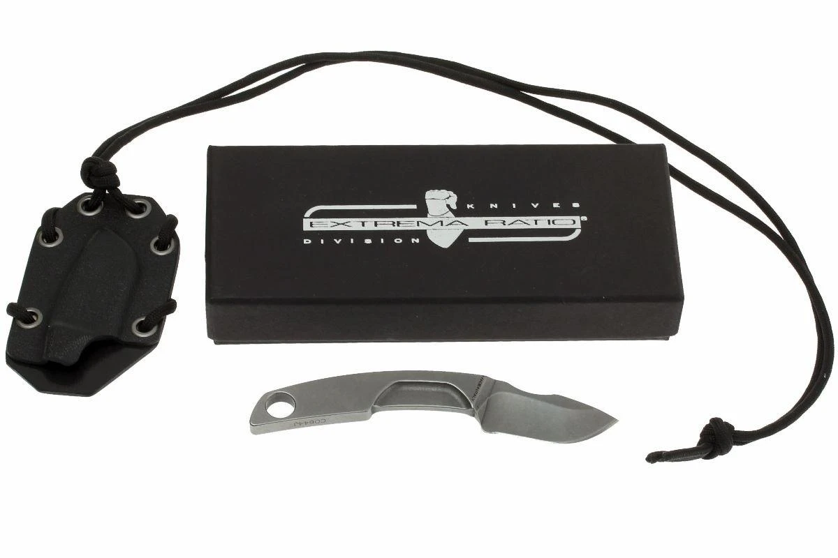 Extrema Ratio N.K.1 cuchillo de cuello, Stonewashed Extrema Ratio N.K.1 Cuchillo De Cuello, Stonewashed -Mejor Cuchillos Tienda ER123NK1SW 08 extrama ratio neck knife er123nk1sw d8