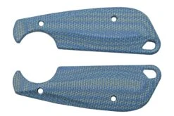 Flytanium CRKT Minimalist Flex FLY-1100BL Blue Micarta Scales, Cachas