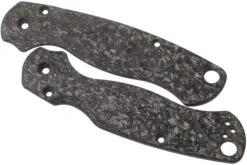 Flytanium Spyderco Paramilitary 2 Lotus Scales, Fibra De Carbono Triturada