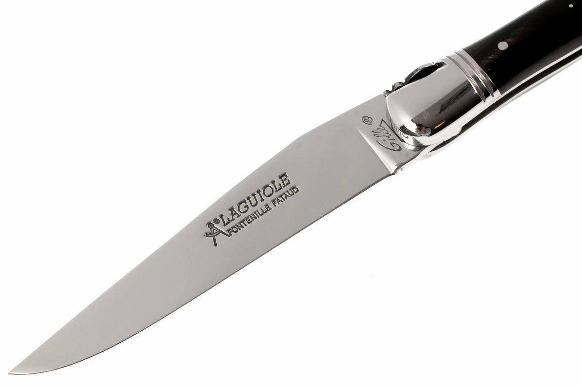 Fontenille Pataud L6PCN 'Nature' negro Cuerno de búfalo Fontenille Pataud L6PCN 'Nature' Negro Cuerno De Búfalo -Mejor Cuchillos Tienda FPL6PCN 02 fontenille pataud fpl6pcn d2