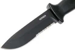 Gerber Prodigy Fixed Blade Black Serrated 22-01121 Cuchillo Fijo 2 Gerber Prodigy Fixed Blade Black Serrated 22-01121 Cuchillo Fijo -Mejor Cuchillos Tienda GE22 01121 03 gerber ge22 01121 03