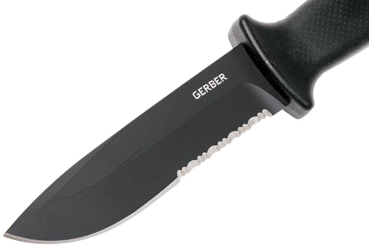 Gerber Prodigy Fixed Blade Black Serrated 22-01121 cuchillo fijo Gerber Prodigy Fixed Blade Black Serrated 22-01121 Cuchillo Fijo -Mejor Cuchillos Tienda GE22 01121 03 gerber ge22 01121 03