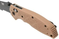 Heckler & Koch Exemplar 54153 Dark Earth Serrated, Navaja -Mejor Cuchillos Tienda HE54153 07 hecklerkoch