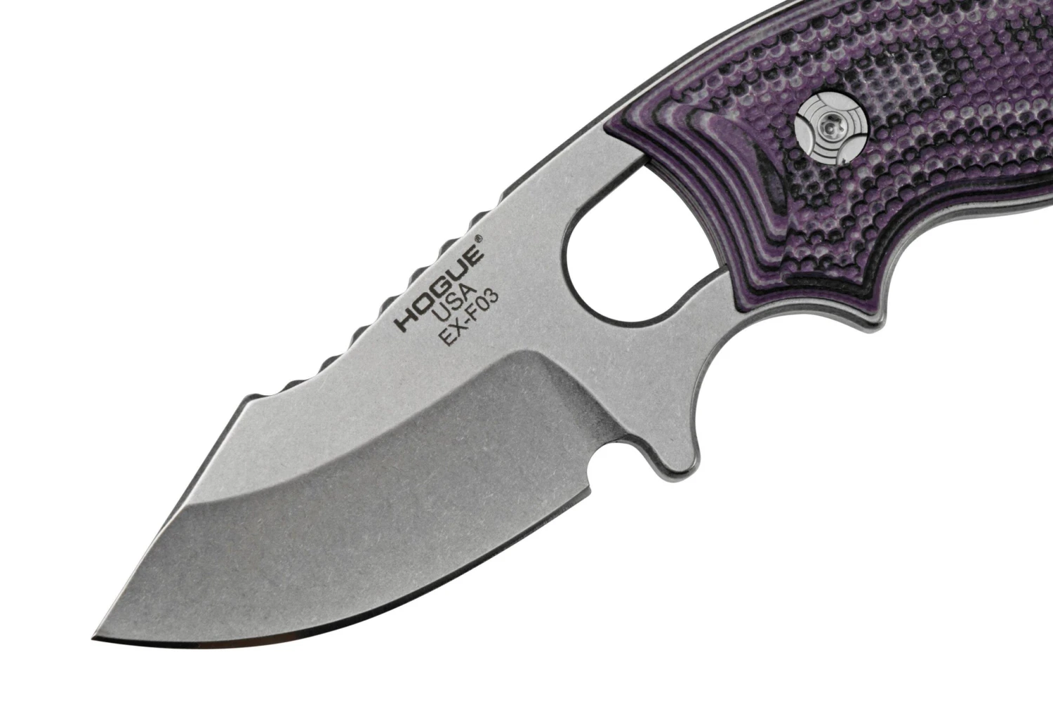 Hogue EX-F03 G-Mascus Purple, 35338 cuchillo de cuello Hogue EX-F03 G-Mascus Purple, 35338 Cuchillo De Cuello -Mejor Cuchillos Tienda HK35338 03 hogue scaled