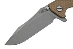 Rick Hinderer Eklipse 3.5” Spearpoint S45VN, Battle Bronze, Earth Brown G10, Navaja -Mejor Cuchillos Tienda HRK EK 35 SP BBR FDE 03 rickhinderer