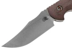 Rick Hinderer The Emmett, CPM 20CV, Burgundy Micarta Cuchillo De Caza -Mejor Cuchillos Tienda HRK EM BYM 03 rick hinderer knives