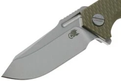Rick Hinderer Half Track Gen 2, Spearpoint 20CV, OD Green G10, Navaja -Mejor Cuchillos Tienda HRK HALF TRACK SP OD 03 rick hinderer knives