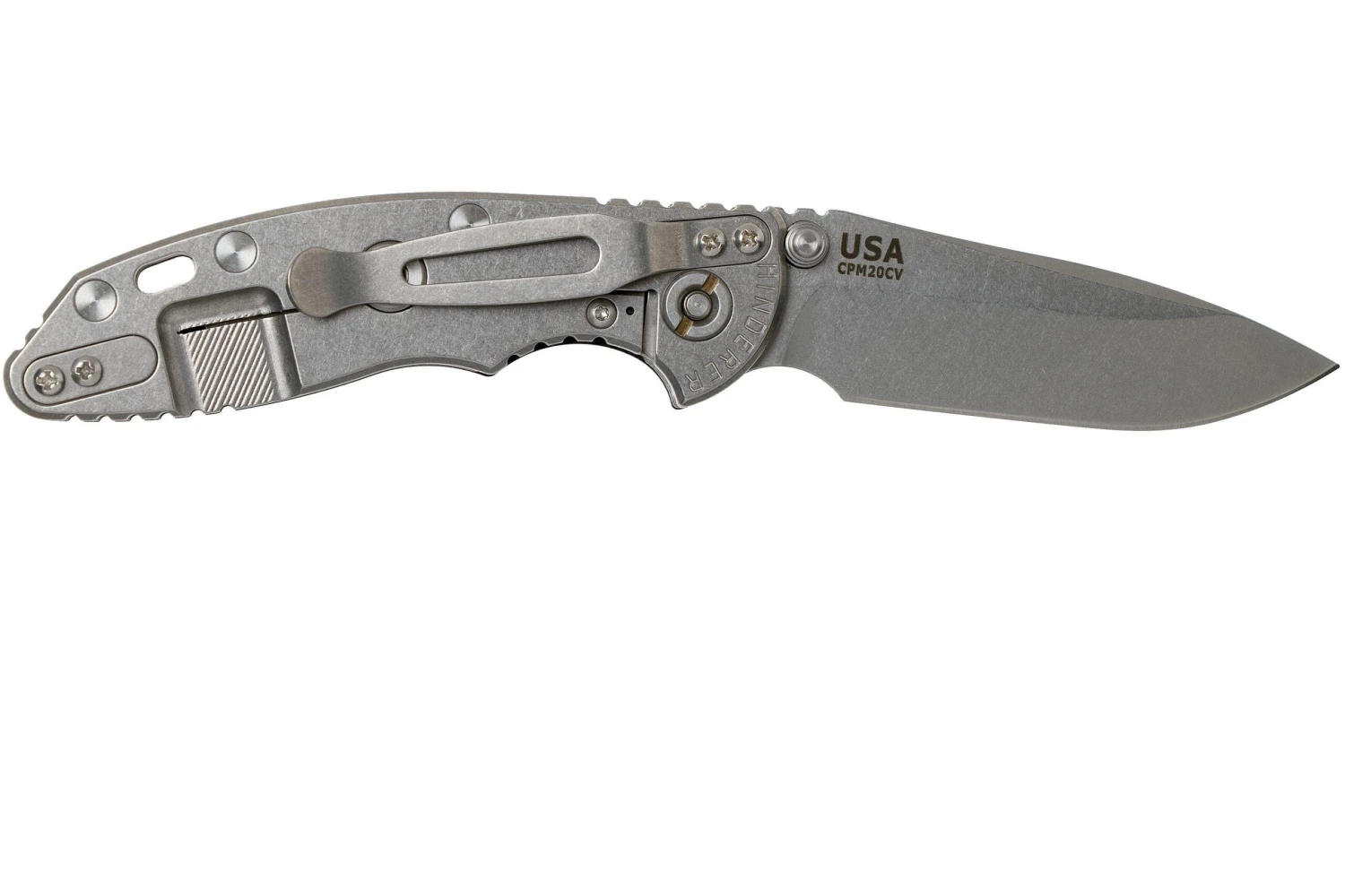 Rick Hinderer XM18 3.0” Spearpoint Non-Flipper CPM 20CV Black G10 navaja Rick Hinderer XM18 3.0” Spearpoint Non-Flipper CPM 20CV Black G10 Navaja -Mejor Cuchillos Tienda HRK XM18 3 SP NF BK 02 rick hinderer knives scaled