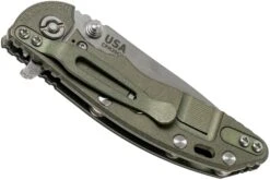 Rick Hinderer XM-18 3” Spanto Gen 4 CPM 20CV Black G10, Battle Green, Navaja -Mejor Cuchillos Tienda HRK XM18 3 SP TT BGR 04 rick hinderer knives