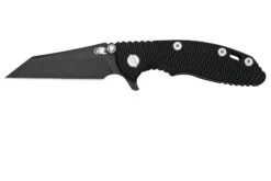 Rick Hinderer XM-18 3" Wharncliffe 20CV Battle Black DLC, Black G10, Navaja